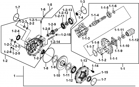 425 425c-114_Rear_Differential_Assy