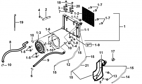 425 425c-118_Radiator-Cooling_Assy